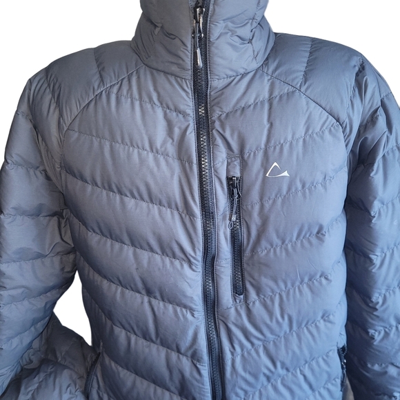 Paradox Grey Quilted Light Puffer Jacket  M - Picture 2 of 5